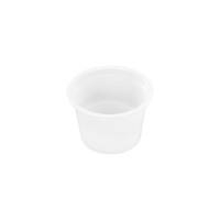 Dressingb&aelig;ger, polyethylen/polypropylen transparent, Portion Cup 1 oz pakke a 250 stk, kasse a 20 pakker F&oslash;devaregodkendt