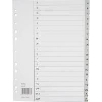 Register, Bantex, A4,210x297mm, gr&aring; palle 3100 s&aelig;t