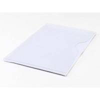 Magnetlomme, Mag View Magnetsystem A4 &aring;ben liggende 1cm dyb, hvid pakke a 10 stk