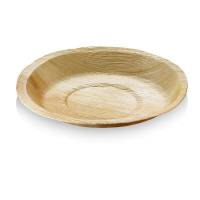 Tallerkner, Rund, tr&aelig;, tr&aelig; pakke a 25 stk, F&oslash;devaregodkendt