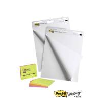 Post-it, Post-it, Meeting notes, hvid 635x762mm, pakke a 2 stk
