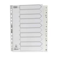 Register, Elba, A4,210x297mm, hvid kasse a 20 sets