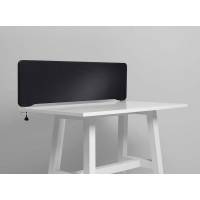 Sk&aelig;rmv&aelig;g, Lintex Edge, sort, 1600x400mm