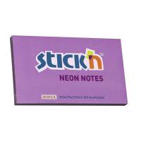 Notes, BNT Stick&acute;n, lilla, 127x76mm