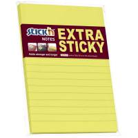 Notes, BNT Stick&acute;n, Extra sticky, gul 101x150mm