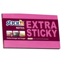Notes, BNT Stick&acute;n, Extra sticky, r&oslash;d 127x76mm