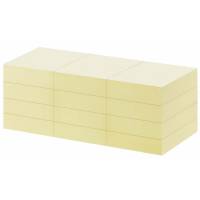 Notes, Q-Line, gul, 50x38mm pakke a 12 stk