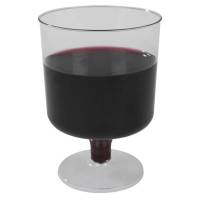 Drikkeb&aelig;ger Plast, 0.200 l, PS transparent, Spr&oslash;jtest&oslash;bt R&oslash;dvin pose a 10 stk, F&oslash;devaregodkendt