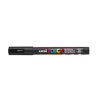 Paintmarker, Uni Posca, PC-3M, 0,9-1,3MM Rund spids, sort, 40150146