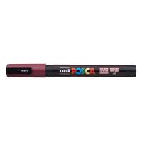 Paintmarker, Uni Posca, PC-3M, 0,9-1,3MM Rund spids, r&oslash;d, 40150150