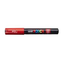 Paintmarker, Uni Posca, PC-1M, 0,7MM Rund spids, r&oslash;d, 40150040