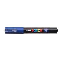 Paintmarker, Uni Posca, PC-1M, 0,7MM Rund spids, bl&aring;, 40150041