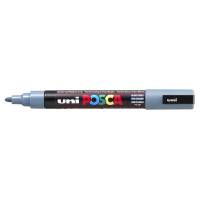 Paintmarker, Uni Posca, PC-5M, 1,8-2,5MM Rund spids, gr&aring;, 40150396