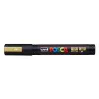 Paintmarker, Uni Posca, PC-5M, 1,8-2,5MM Rund spids, guld, 401503810