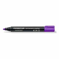 Marker, Staedtler Lumocolor, 352-6, 2MM Rund spids, voilet, 352-6
