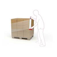 H&aring;ndstr&aelig;kfilm, Master'in Access Standard, cast, 150\% str&aelig;k, 20 &micro;m 450 mm x 300.00 m, kernediameter: 50 mm core length: 465 mm, LLD-PE Indvendig kl&aelig;b, transparent rullev&aelig;gt: 2.75 kg, kasse a 6 ruller palle a 264 ruller