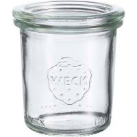Sylteglas, Rund, &Oslash; 60, h&oslash;jde 69 Glass, transparent, pakke a 12 stk Weck F&oslash;devaregodkendt