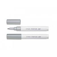 Marker, Pilot Pintor, FINE, 1,0MM Rund spids, silver, 541612