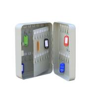 N&oslash;gleskab, BNT, 180x250x80mm til 40 n&oslash;gler, metal, gr&aring;