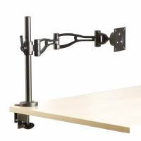 Monitorarm, Fellowes, sort
