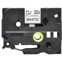 Labeltape, Brother Labeltape, TZEN251 sort/hvid