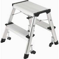 Trappestige, Twinco Twin, 2 trin mini aluminium/gr&aring;
