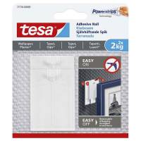 Kl&aelig;bes&oslash;m, TESA, hvid, til tapet 2kg pakke a 2 stk