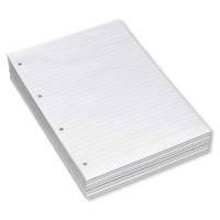 Konferenceblok, Notesblok Conference pad, A4, hvid, 210x297mm 60g/m2 4 Huller, blok a 25 ark