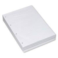 Konferenceblok, Bantex, Squared, A4 hvid, 210x297mm, 60g/m2, blok a 25 ark