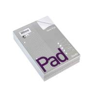 Standardblok, Bantex, Squared, A5, hvid 148x210mm, 60g/m2