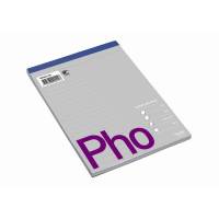 Bantex telefonblok, A5, linjeret, uhullet