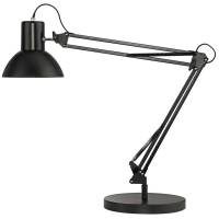 Bordlampe, Unilux Success 80, med bordfod & bordklemme sort
