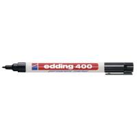 Marker, Edding, 400, 1,0MM, Spids, sort 4-400001