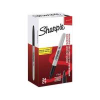 Marker, Sharpie, 1,0MM, Spids, sort 2077128