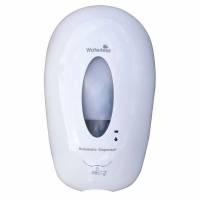 S&aelig;bedispenser, Touchfree fill from can hvid