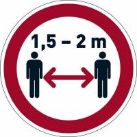 P&aring;budsskilt, Durable, 430 Hold afstand 0,2mm aftagelig, r&oslash;d