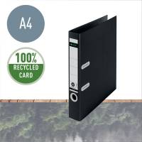 Brevordner, Leitz Recycle sort, 50mm, 210x297mm, antal ringe: 2 Paper/plastic/metal, FSC Mix 70\%