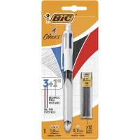Kuglepen, Bic, 4C COLOR MULTIFUCTION 0,4MM, assorteret, 942103