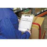 Clipboard, TARIFOLD aluminium, 210x297mm, aluminium