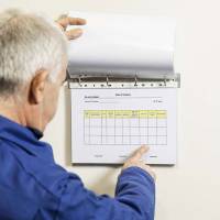 Ringmekanisme, TARIFOLD 4 ringe, magnetisk, metallic