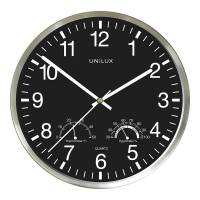 Ur, Unilux 300x300x50mm Wetty, sort/tr&aelig;