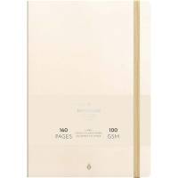 Notesbog, Mayland, B5, beige, 176x250mm