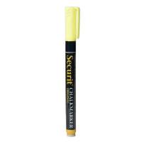 Chalkmarker, Securit, ORIGINAL, 1-2MM Rund spids, gul, SMA100-YE