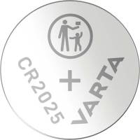 Knapcellebatteri, Varta, CR2025 pakke a 2 stk