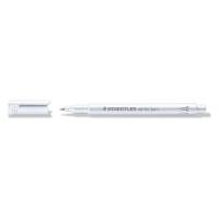 Marker, Staedtler Markers, 8323, 1-2MM Rund spids, hvid, 8323-0
