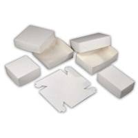 Kage&aelig;ske,380x230x50mm Pap, hvid, Nr. 5, pakke a 200 stk F&oslash;devaregodkendt