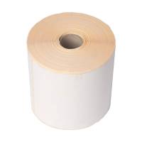 Thermoetiket, Etiket Thermo, Rektangul&aelig;r Udvendig vikling, 105.00 x 220.00 mm andre syntetiske papirer Permanent (DP 37), white rulle a 300 etiketter, FSC Mix Credit