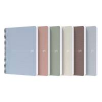 Notesbog, Oxford My Rec'Up, Squared, A4 assorteret, 210x297mm