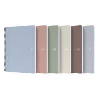 Notesbog, Oxford My Rec'Up, Squared, A4 assorteret, 210x297mm