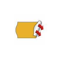 Prisetiket, Meto, Permanent 26x16mm neon orange, pakke a 6 stk